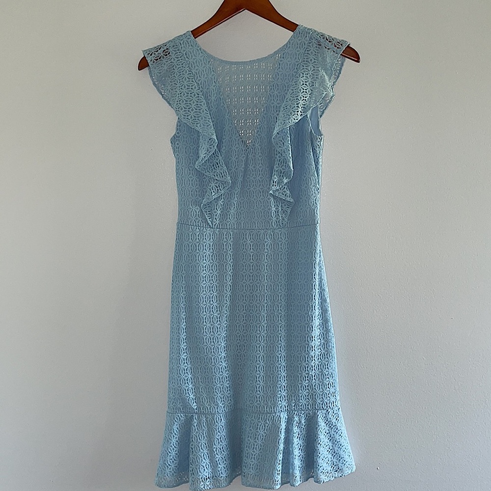 GUESS Baby Blue Lace Dress